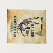 Französischer Zirkus Acrobat fliegender Trapez Vin Wandteppich (Vorderseite (Horizontal))