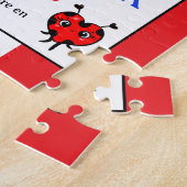Französisches Alphabet Kinderpuzzle Puzzle (Seite)