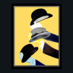 Französisches Art Deco Vintage Poster 3 Hats<br><div class="desc">Französisches Art Deco Vintage Poster 3 HAT französische Vintage-Bilder,  Vintage-Plakate,  Retro-Bilder,  Vintage Illustrationen,  viktorianische Bilder,  Vintage Grafiken,  Vintages Retro,  Beliebtes,  Décor-Stile,  Retro-Stil Poster,  Vintage Poster,  Kunst,  Vintag,  cool,  modern,  viktorianisch,  Land,  Landschaften,  Retro,  Kunst-Deko,  mediterrane,  asian,  Französisch,  Französisch Jugendstil,  Vintage Illustrationen,  Vintag Store</div>