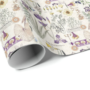 Französisches Art Nouveau Vintage Blumen Geschenkp Geschenkpapier