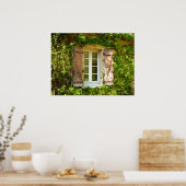 Französisches Bauernhaus Fenster & Shutters Poster (Küche)