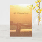 Französisches Beileid Sunlight Moskito Karte (Gelbe Blume)