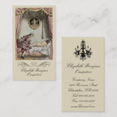 Französisches Bett ~ Visitenkarte (Vorne/Hinten)