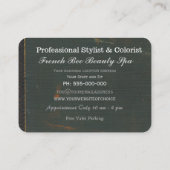 Französisches Bienen-Nr. 6 beruflich Visitenkarte (Rückseite)