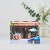 Französisches Bistro in Fort Greene Brooklyn Postkarte (Stehend Vorderseite)