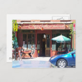 Französisches Bistro in Fort Greene Brooklyn Postkarte (Vorne/Hinten)