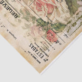 Französisches Blatt-Tissue Seidenpapier (Ausschnitt)