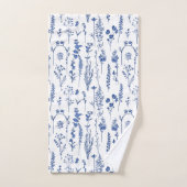 Französisches Bluegarten-Wildblumen-Muster Badhandtuch Set (Handtuch)