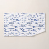 Französisches Bluegarten-Wildblumen-Muster Badhandtuch Set (Handtuch)