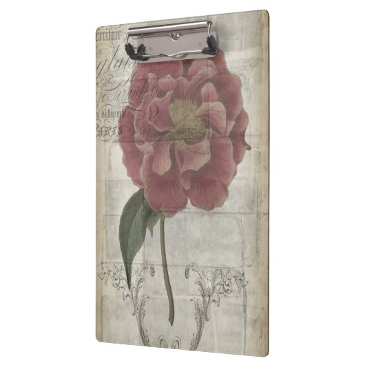 Französisches Blumen-III Klemmbrett (Links)