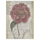 Französisches Blumen-III Klemmbrett (Rückseite)