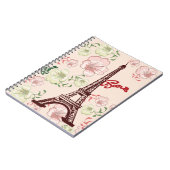 Französisches Blumenbuch Notizblock (Linke Seite)