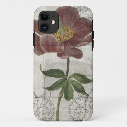 Französisches Blumeni Case-Mate iPhone Hülle (Rückseite)