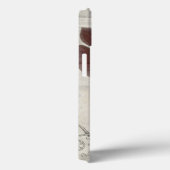 Französisches Blumeni Case-Mate iPhone Hülle (Rückseite / Rechts)