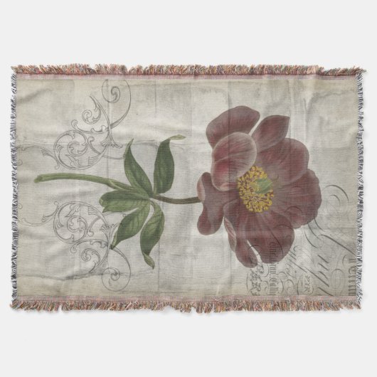 Französisches Blumeni Decke (Vorderseite)