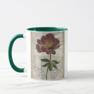 Französisches Blumeni Tasse