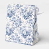 französisches Blumenmuster Geschenkschachtel (Rückseite)
