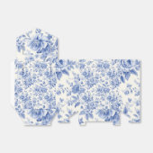 französisches Blumenmuster Geschenkschachtel (Ungefaltet)