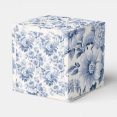 französisches Blumenmuster Geschenkschachtel (Rückseite)