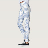 französisches Blumenmuster Leggings (Links)