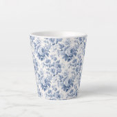 französisches Blumenmuster Milchtasse (Vorderseite)