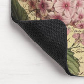 französisches botanisches des Kronenskript Mousepad (Ecke)