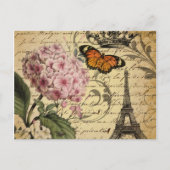 französisches botanisches des Kronenskript Postkarte (Vorderseite)