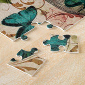 französisches botanisches des schäbigen puzzle (Seite)