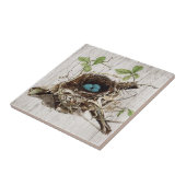 französisches botanisches des Vintagen Fliese (Seite)