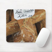 Französisches Brot auf dem Markt Mousepad (Mit Mouse)