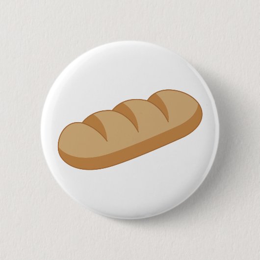 Französisches Brot Button (Vorderseite)