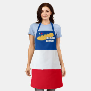 Französisches Brot Frankreich Flagge personalisier Schürze