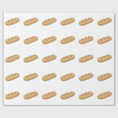 Französisches Brot Geschenkpapier (Flach)