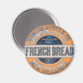 französisches Brot Magnet (Vorderseite/Rückseite)