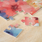 Französisches Bulldog farbiges Aquarellwerk Puzzle (Seite)