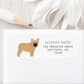 Französisches Bulldog-FRENCHIE-Adressenlabel (Insitu)