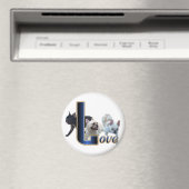 Französisches Bulldog-Geschenk Magnet (In Situ (Geschirrspüler))