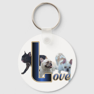 Französisches Bulldog-Geschenk Schlüsselanhänger
