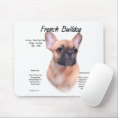 Französisches Bulldog-Geschichtsdesign Mousepad (Mit Mouse)