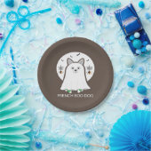 Französisches Bulldog Halloween-Boo-Hundegeschenk Pappteller (Party)