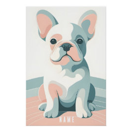 Französisches Bulldog-Niedliches Poster