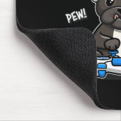 Französisches Bulldog-Player-Videospiel Mousepad (Ecke)
