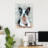 Französisches Bulldog-Poster Poster (Heimbüro)