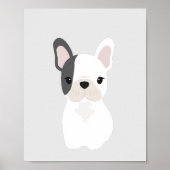 Französisches Bulldog Puppy Kinderzimmer & Kids Ro Poster (Vorne)