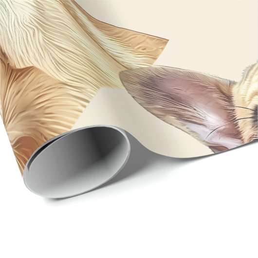 Französisches Bulldog-Süße Tier im Wasserfarbensti Geschenkpapier (Rolleneckpunkt)