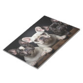 Französisches Bulldog-Tier-Portrait Natur Schönhei Notizblock (angewinkelt)