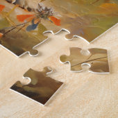 Französisches Bulldog-Welpenportrait Puzzle (Seite)