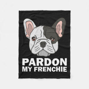 Französisches Bulldogge-Design für Männer Frauen b Fleecedecke