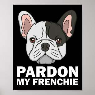 Französisches Bulldogge-Design für Männer Frauen b Poster