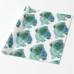Französisches Bulldogge-Wrapping-Papier Geschenkpapier